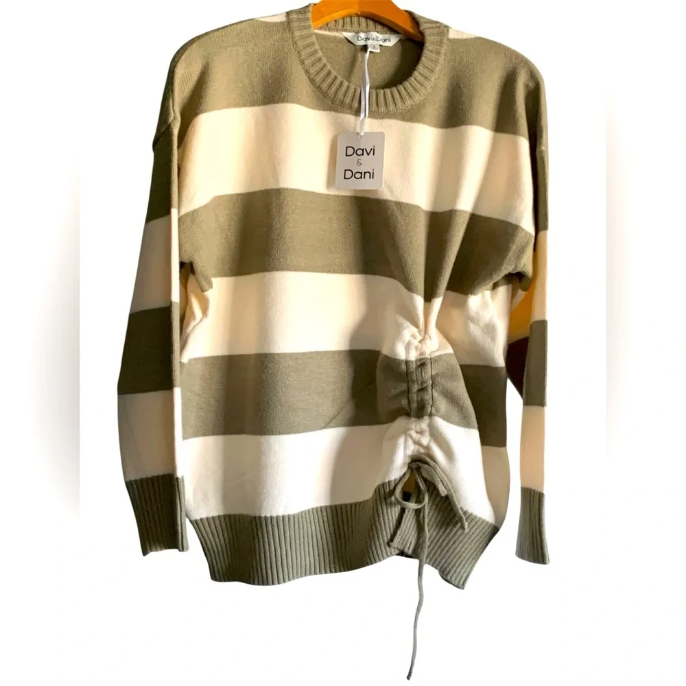 Davi & Dani Stripped Soft Sweater